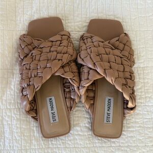 Steve Madden Women's Brown Braided Sandals